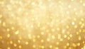 Beautiful golden bokeh background Royalty Free Stock Photo